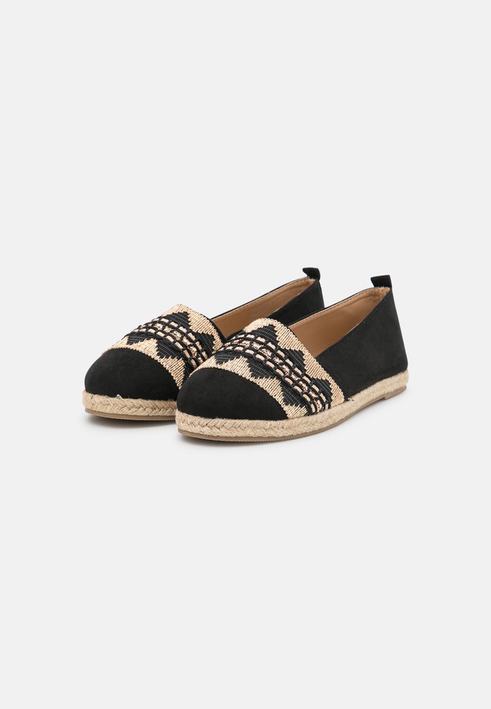 Chaussure Basse Anna Field Espadrillas Plates Slip on Noir Femme | VRX-6533720